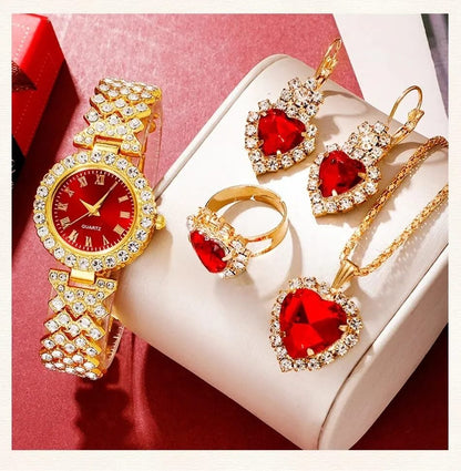 Golden Luxury Jewelry Set - Enkaji Households