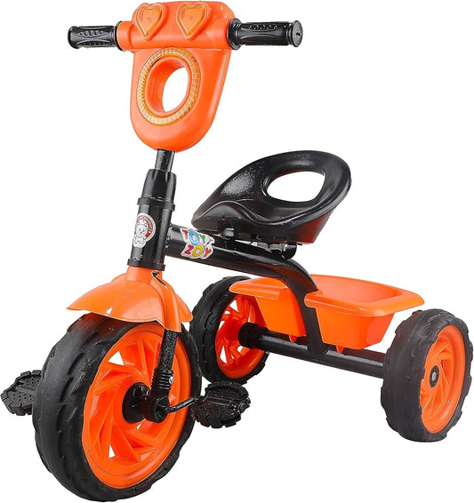 Kids Tricycle – Pedal Trike with Rear Basket for Toddlers - Enkaji Households