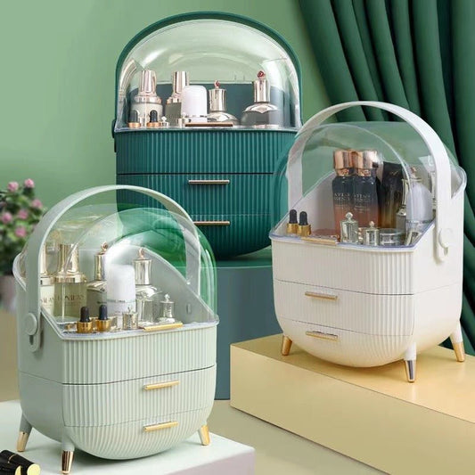 Luxury Large - Capacity Cosmetic Storage Box – 35L - Enkaji Households
