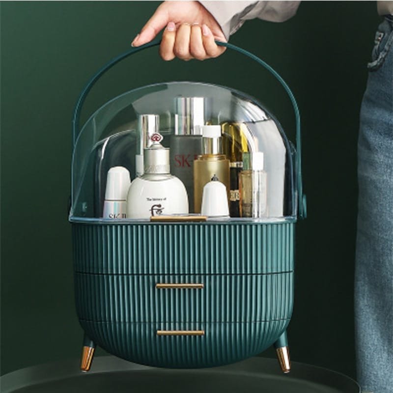 Luxury Large - Capacity Cosmetic Storage Box – 35L - Enkaji Households
