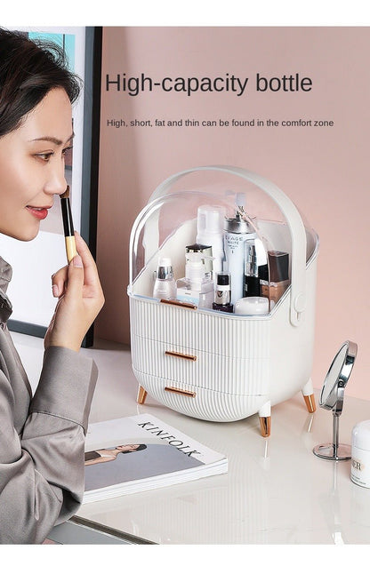 Luxury Large - Capacity Cosmetic Storage Box – 35L - Enkaji Households