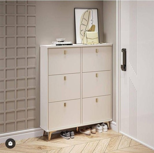 Luxury Multi - Layer Flip Shoe Cabinet  - Enkaji Households