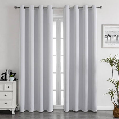 Luxury Textured High - Grade Full Blackout Curtains - Enkaji Households