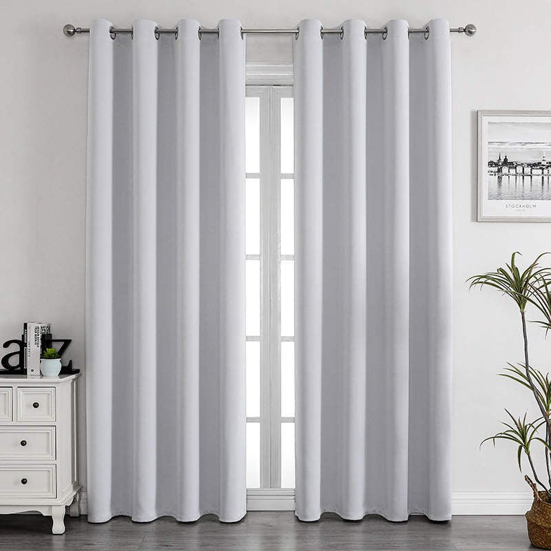 Luxury Textured High - Grade Full Blackout Curtains - Enkaji Households