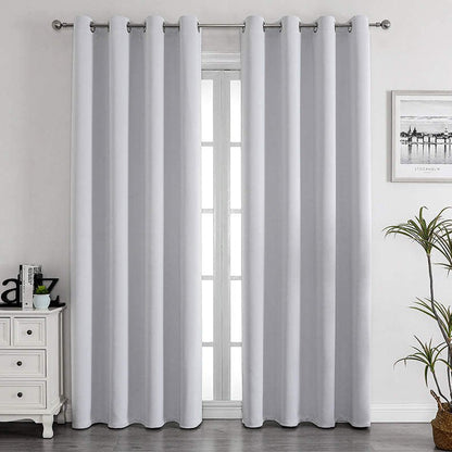 Luxury Textured High - Grade Full Blackout Curtains - Enkaji Households