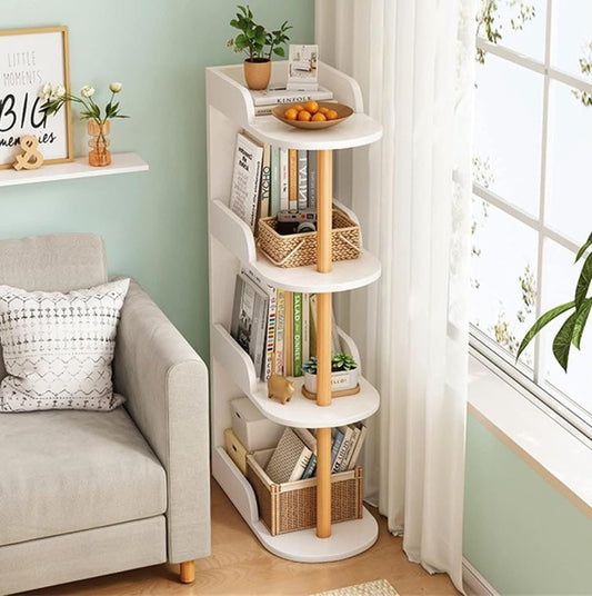 Modern Multipurpose 4 - Tier Bookshelf/Storage Rack - Enkaji Households