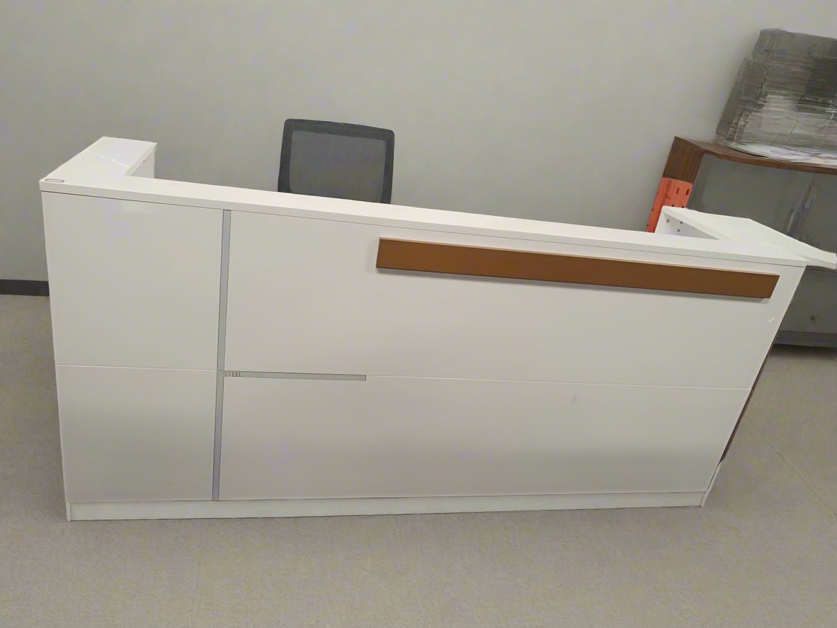 Modern Reception Desk with Sleek Design(2.2M) - Enkaji Households