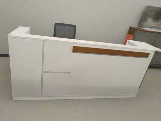 Modern Reception Desk with Sleek Design(2.2M) - Enkaji Households