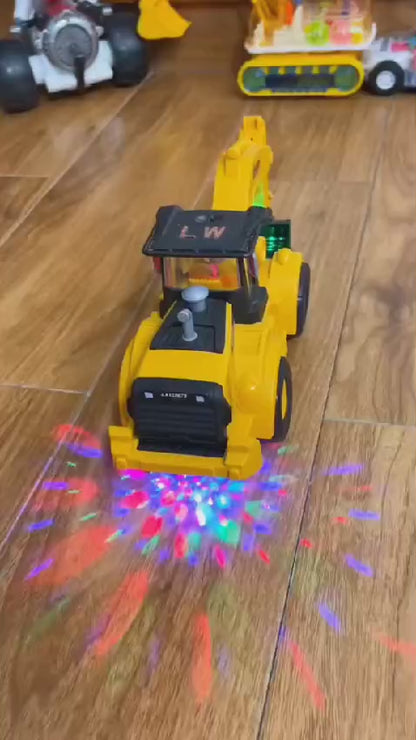 Battery Operated Excavator Truck – Realistic Construction Toy for Kids