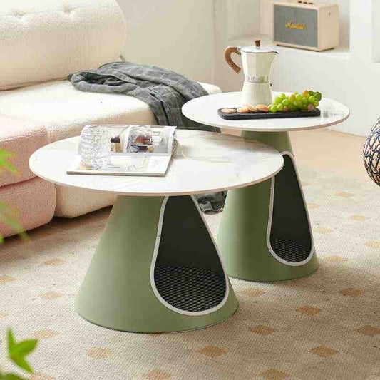 Round Coffee Tables 2pc - Enkaji Households