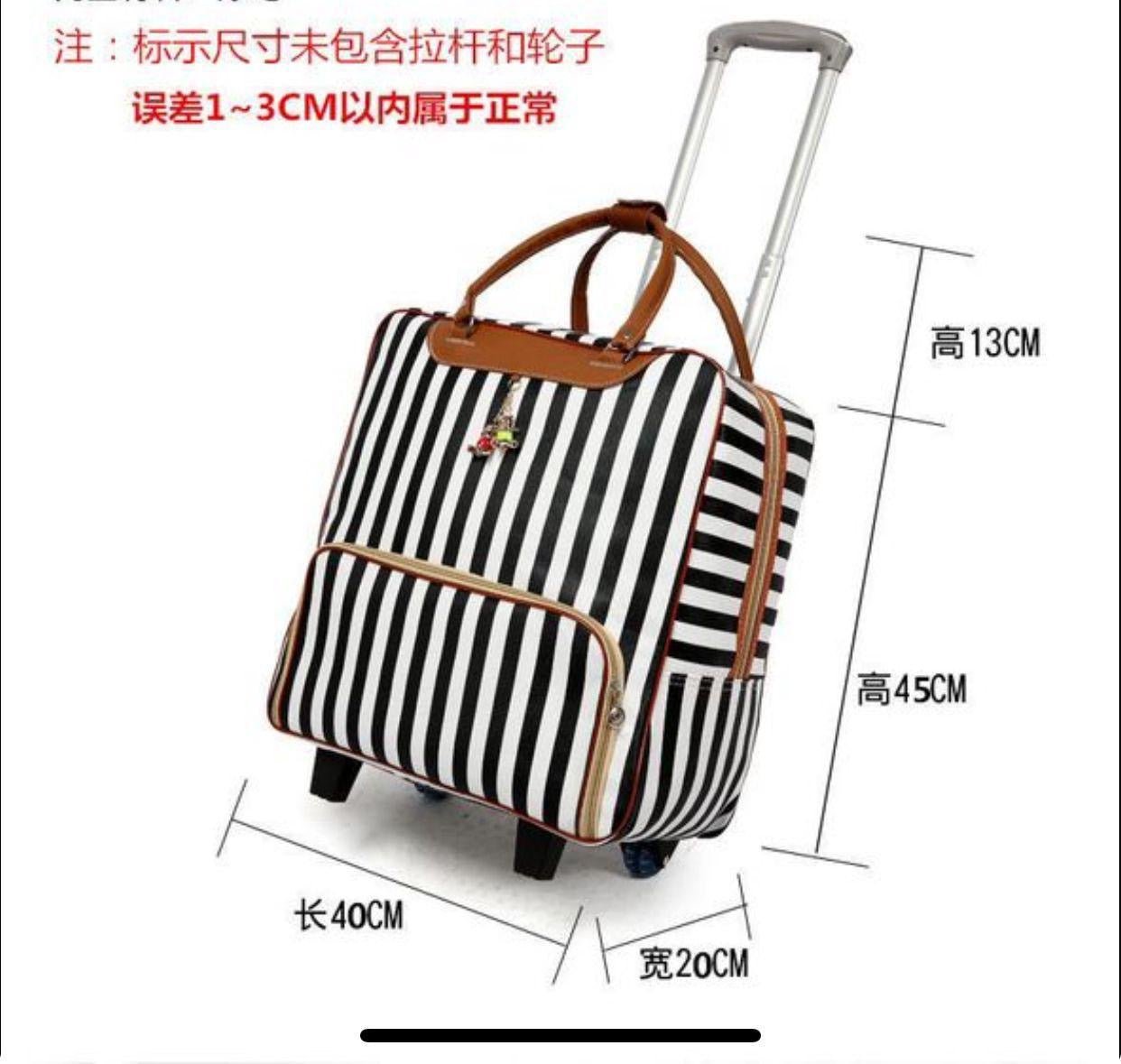 Trolley Travel Bag with 4 Universal Wheels - Enkaji Households