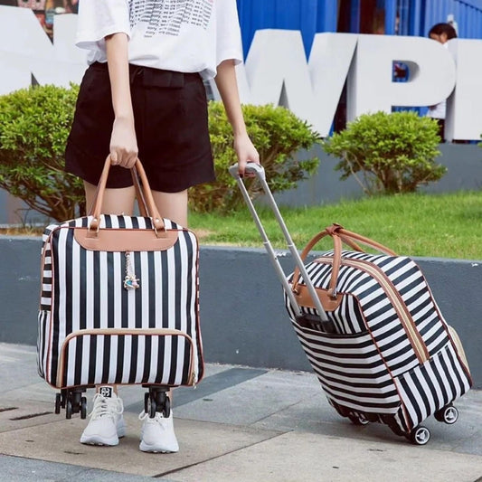 Trolley Travel Bag with 4 Universal Wheels - Enkaji Households