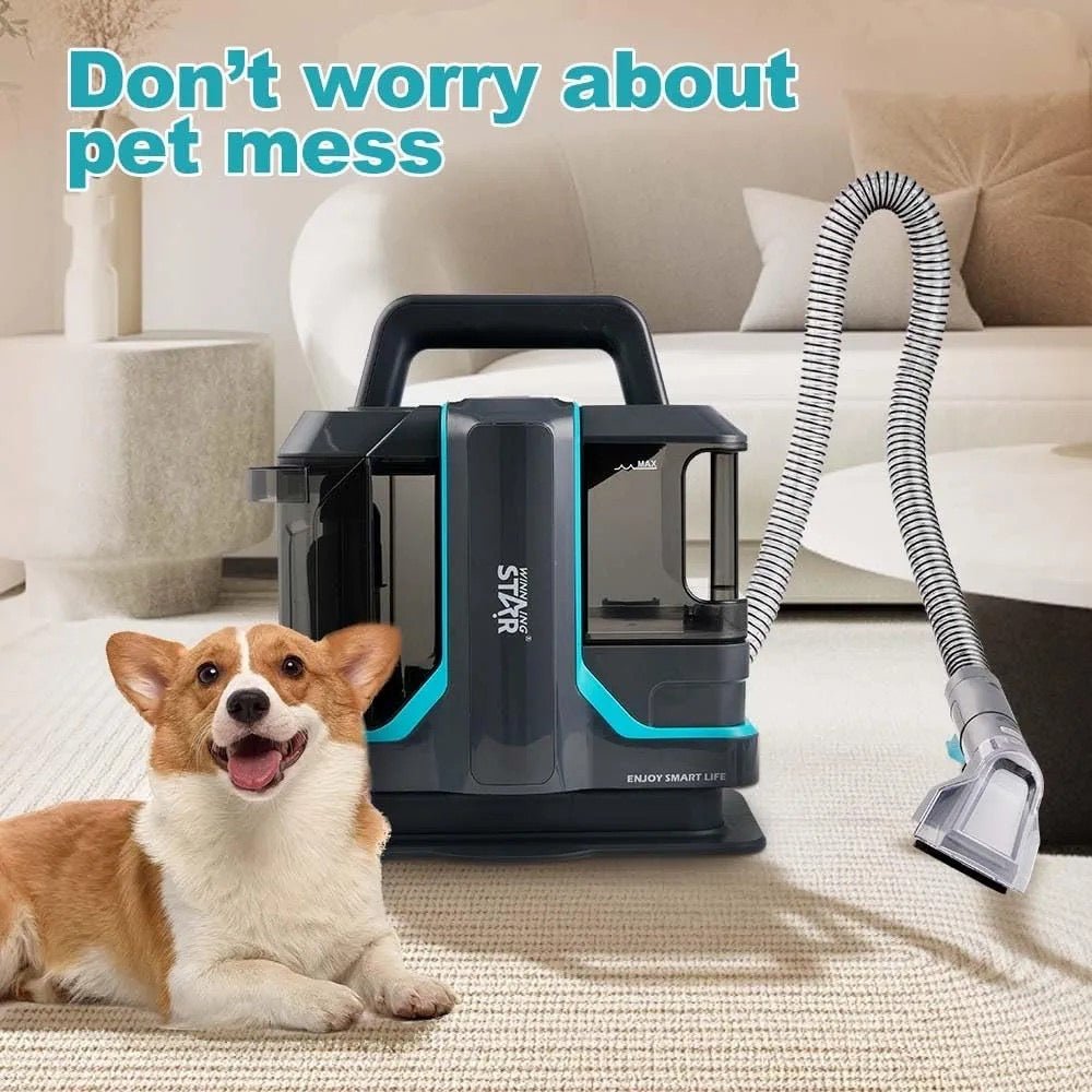 Wet and Dry Vacuum Cleaner – Handheld Fabric & Carpet Cleaner - Enkaji Households