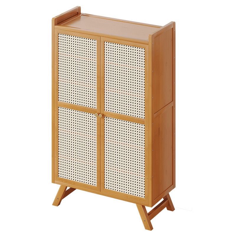 Wooden Bamboo Shoe Rack & Storage Cabinet - Enkaji Households